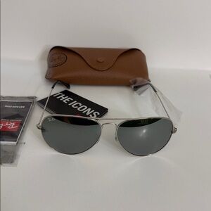 ray ban sunglasses Unisex RB3025 W3277 silver /silver mirrored